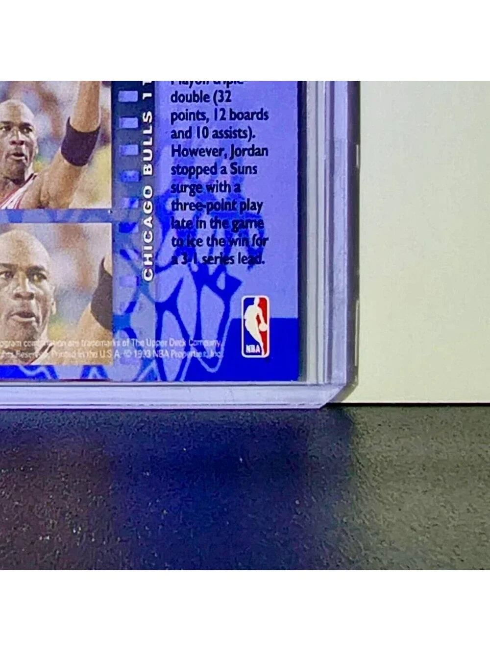 Michael Jordan 1993-94 Upper Deck NBA Finals #201 Basketball Card Chicago Bulls